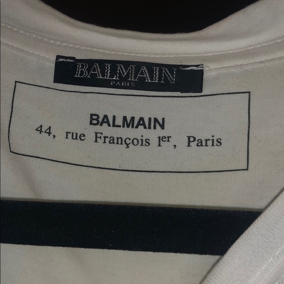 White balmain shirt. - Picture 3 of 3